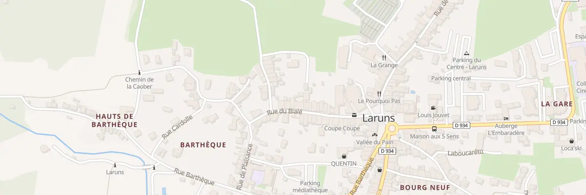 Plan du 26 Rue du Biale à Laruns