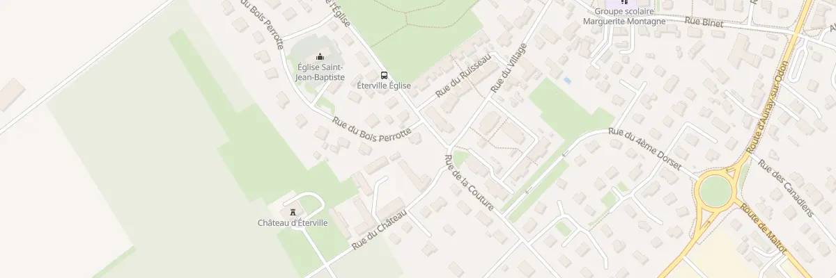 Plan du 1 Rue du Bois Perrotte à Éterville
