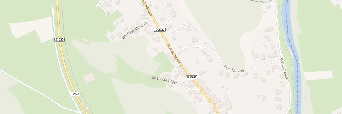 Plan du 1 Rue des Pyrenees à Izeste
