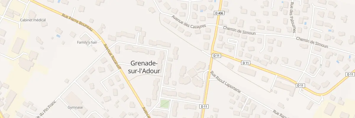 Plan du 21 Rue du Colonel Couilleau à Grenade-sur-l’Adour