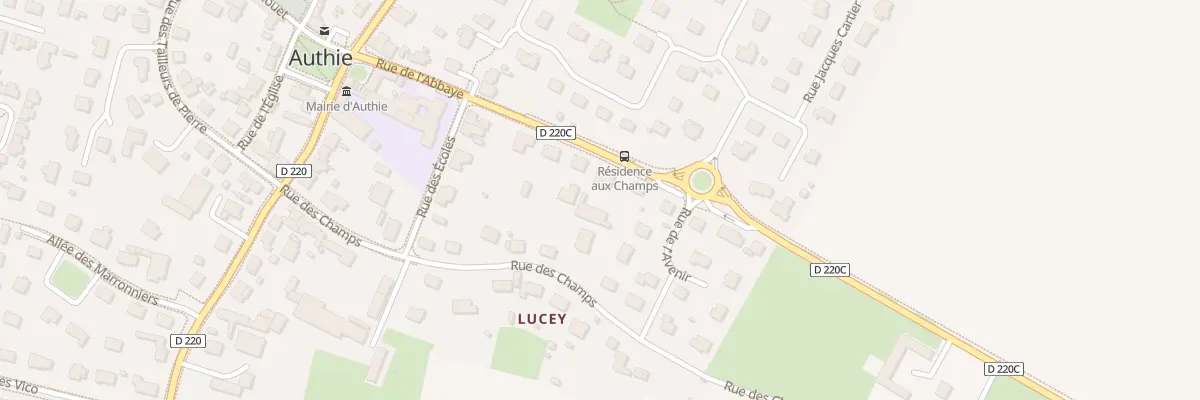Plan du 12 Rue de l’Abbaye à Authie