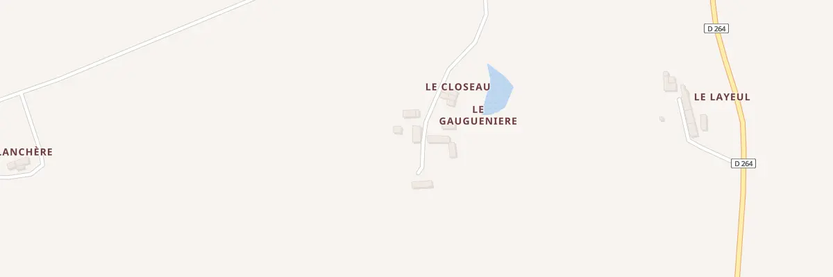 Plan du 5107 La Gaugueniere à Hardanges