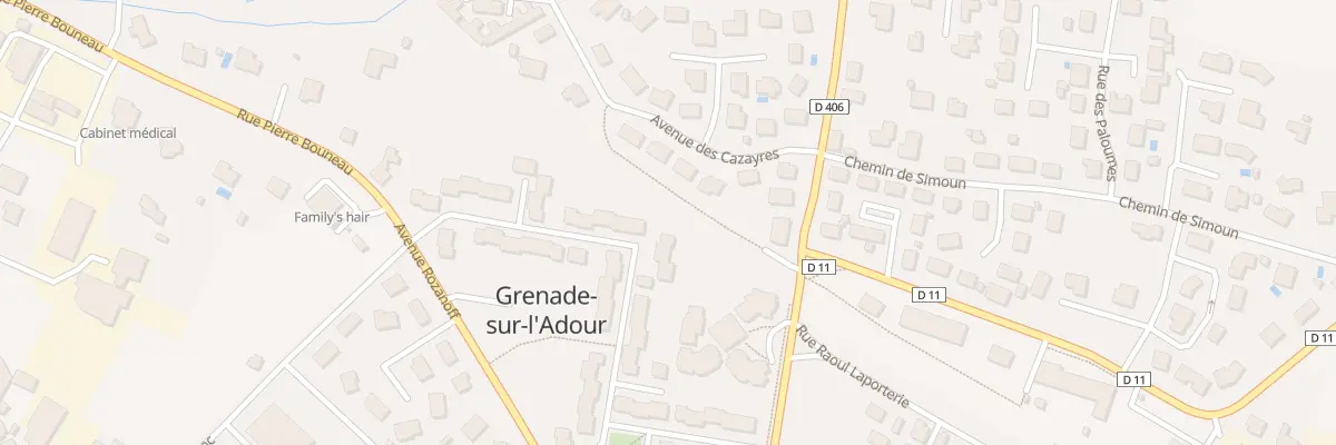 Plan du 29 Rue du Colonel Couilleau à Grenade-sur-l’Adour