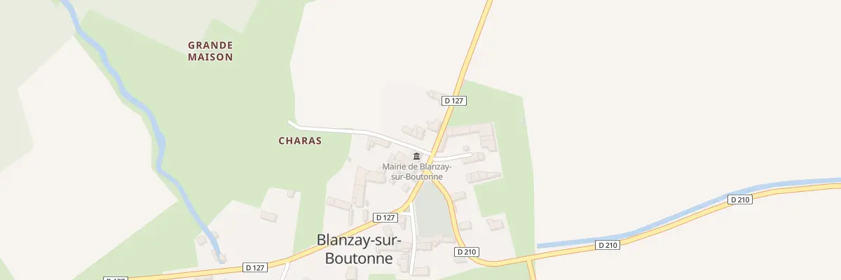 Plan du 2 Che des Grandes Maisons à Blanzay-sur-Boutonne