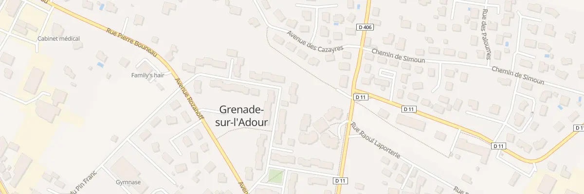 Plan du 23 Rue du Colonel Couilleau à Grenade-sur-l’Adour