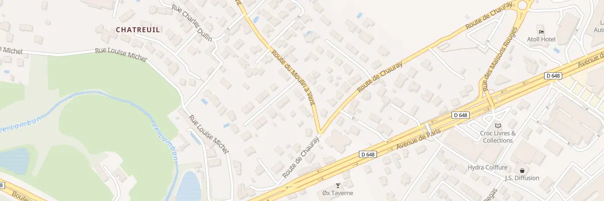 Plan du 9 Rue du Moulin à Vent à Niort