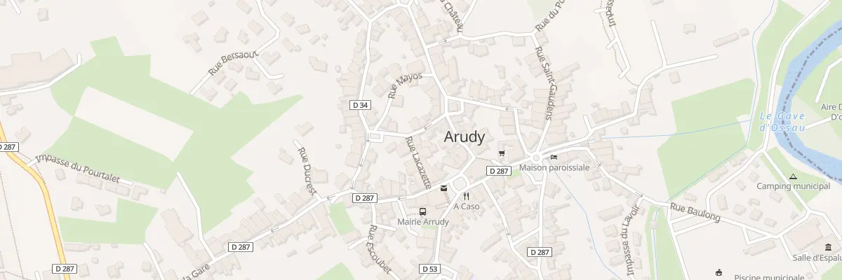 Plan du 3 Rue Lapasseigt à Arudy