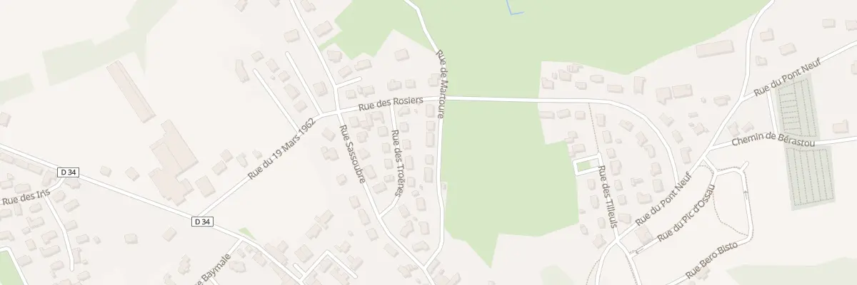 Plan du 9 Rue de Martoure à Arudy