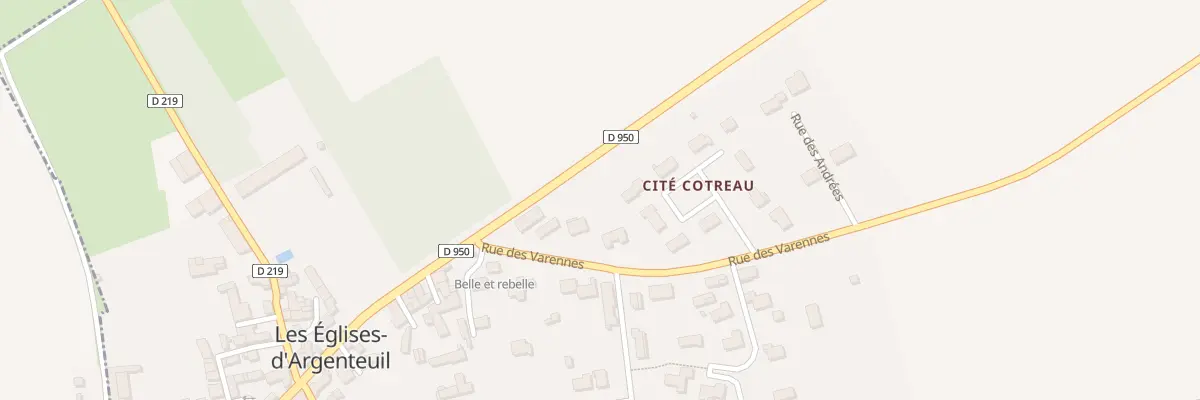 Plan du 5 Rue des Varennes aux Églises-d’Argenteuil