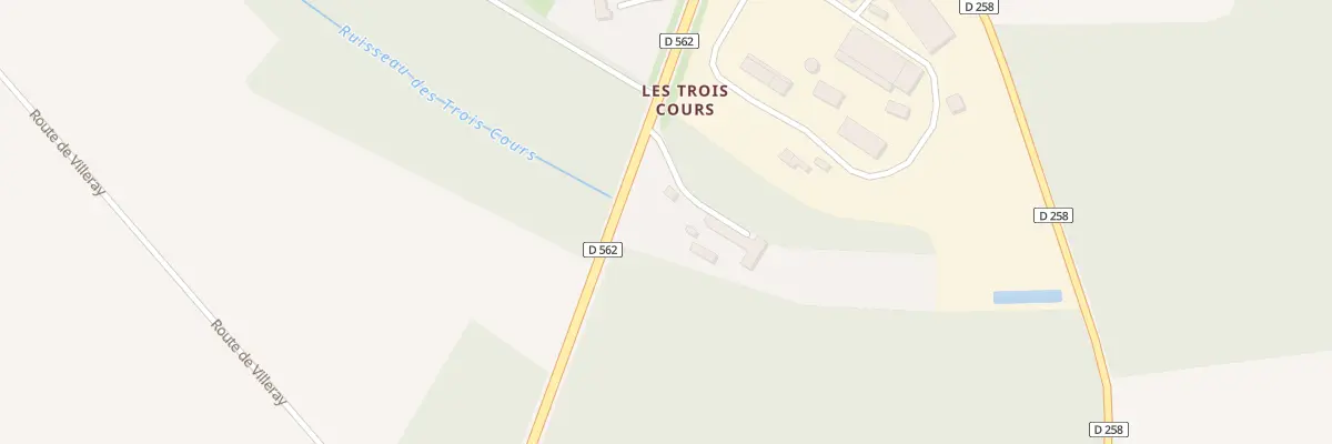 Plan du 5131 Trois Cours aux Moutiers-en-Cinglais