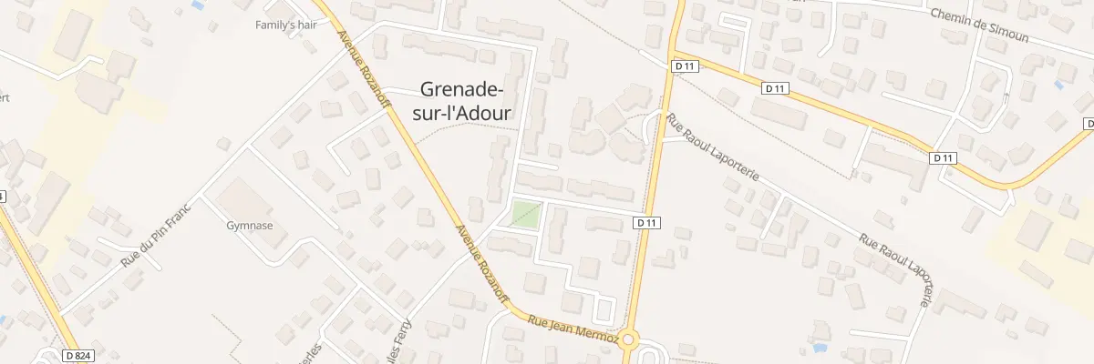 Plan du 11 Pl Saint-exupéry à Grenade-sur-l’Adour