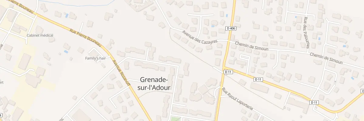 Plan du 31 Rue du Colonel Couilleau à Grenade-sur-l’Adour