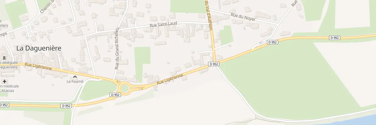 Plan du 8 Rue Ligérienne (La Daguenière) à Loire-Authion