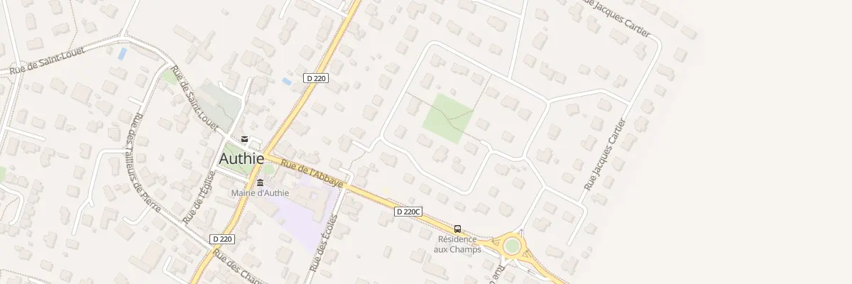 Plan du 12 Rue de la Nouvelle-Écosse à Authie
