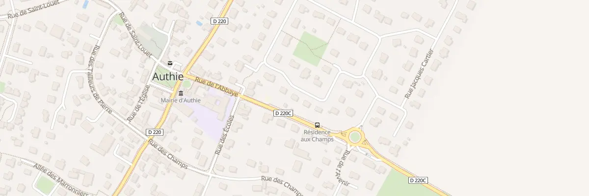 Plan du 11 Rue de la Nouvelle-Écosse à Authie