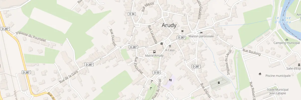 Plan du 3 Rue Carnot à Arudy