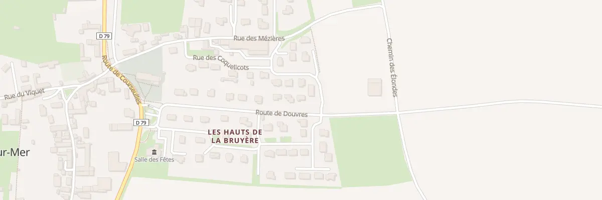 Plan du 17 Rte de Douvres à Bény-sur-Mer
