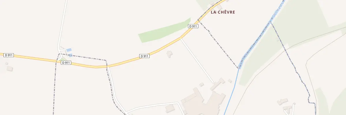 Plan du 3 Rte de la Vallée à Cahan