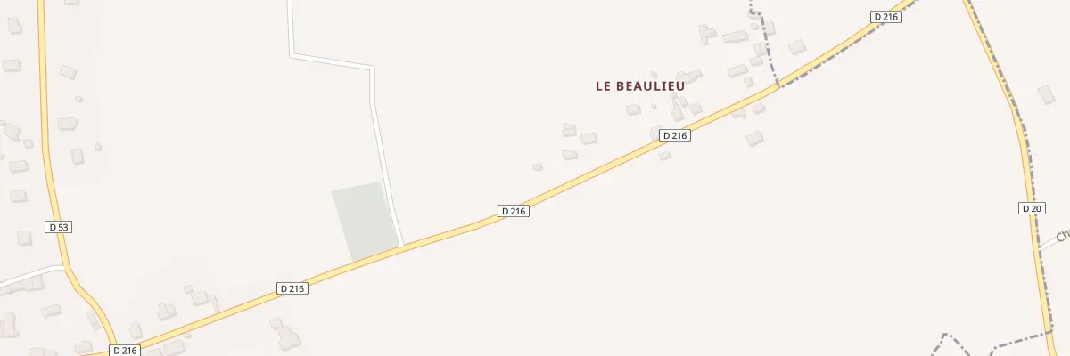 Plan du 185 Rte des Tourailles à Durcet