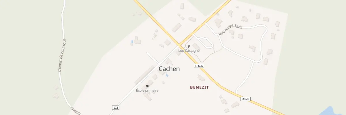Plan du 25 Rte de Ginx à Cachen