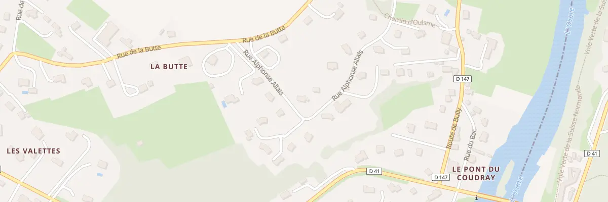 Plan du 2 Rue Alphonse Allais à Amayé-sur-Orne