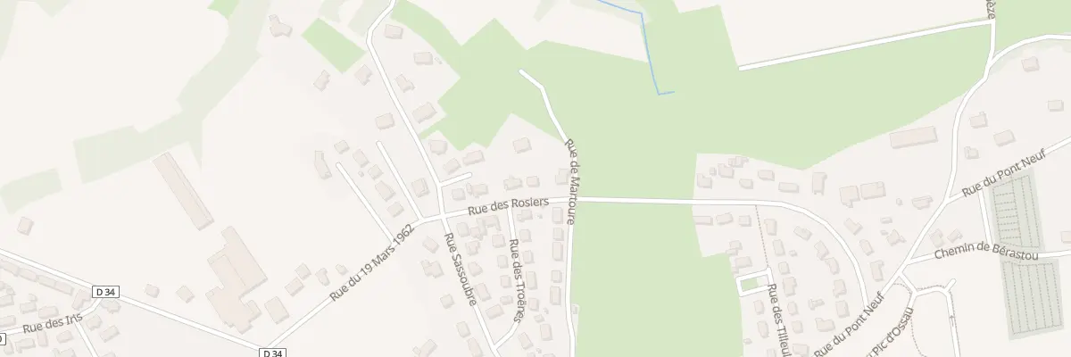 Plan du 7 Rue des Rosiers à Arudy