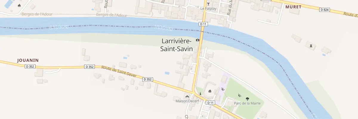 Plan du 13 Pl des Platanes à Larrivière-Saint-Savin
