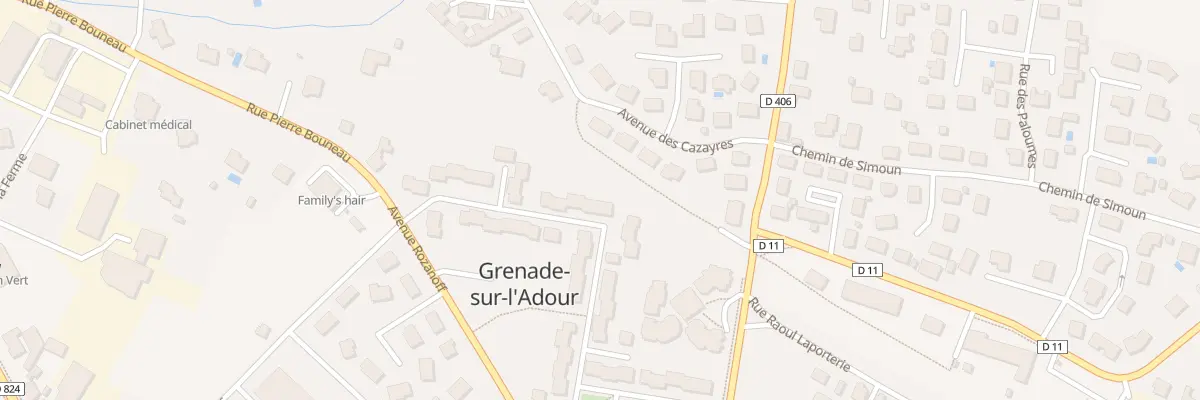 Plan du 35 Rue du Colonel Couilleau à Grenade-sur-l’Adour