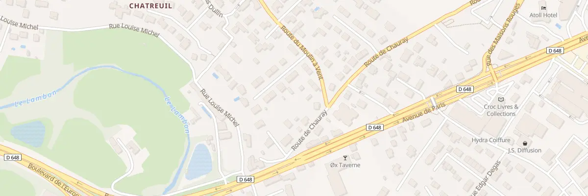 Plan du 7 Rue du Moulin à Vent à Niort