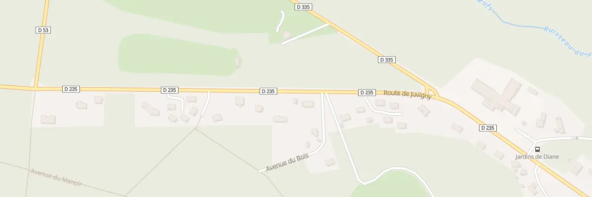 Plan du 11 Rte de Juvigny à Bagnoles de l’Orne Normandie