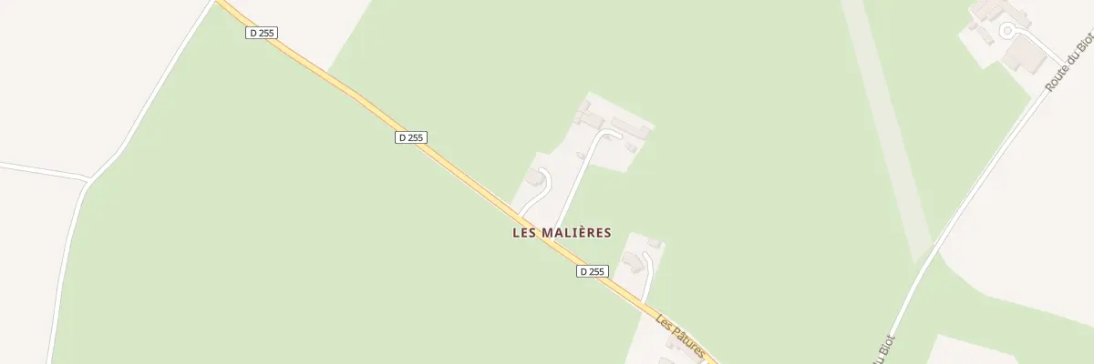 Plan du 6 Les Malières à Cesny-les-Sources