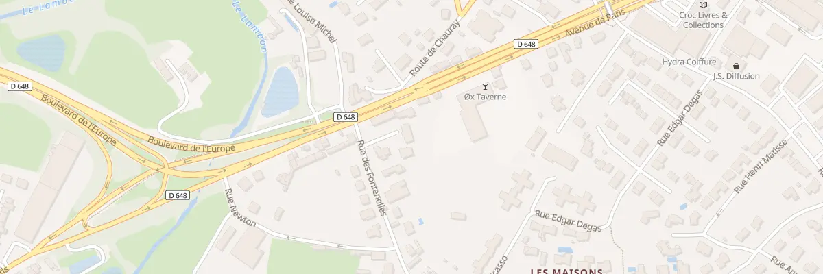 Plan du 5B Rue des Fontenelles à Niort