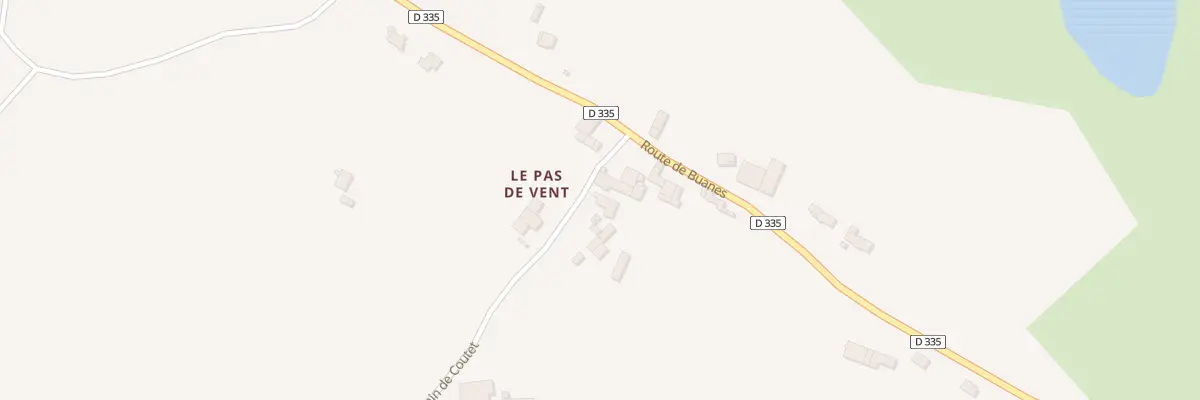 Plan du 1117 Rte de Buanes à Saint-Loubouer