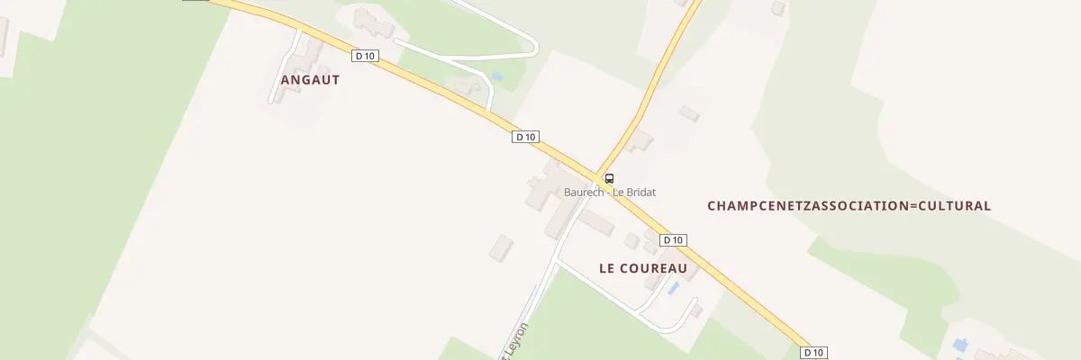 Plan du 239 Le Bridat à Baurech