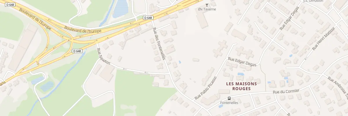 Plan du 15 Rue des Fontenelles à Niort
