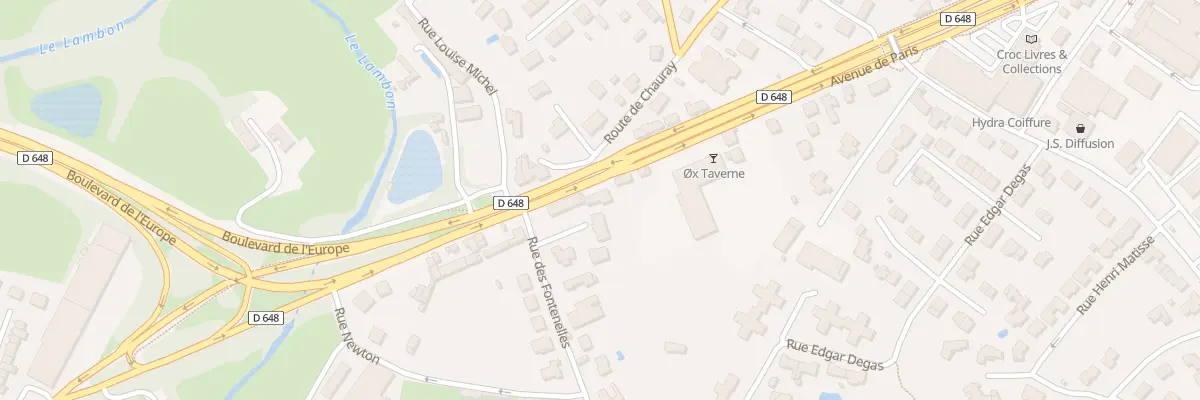 Plan du 3 Rue des Fontenelles à Niort
