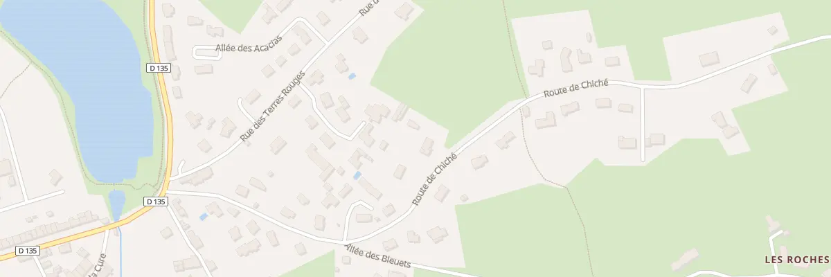 Plan du 9008 Les Roches à Boismé