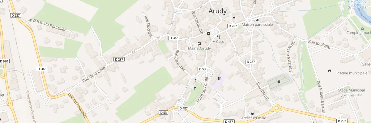 Plan du 11 Rue Escoubet à Arudy
