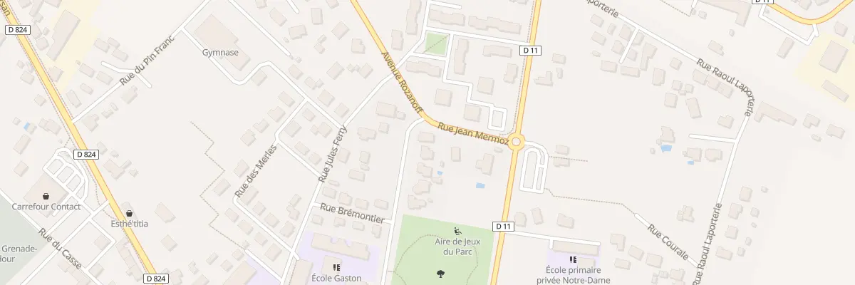 Plan du 10 Rue Charles de Borda à Grenade-sur-l’Adour