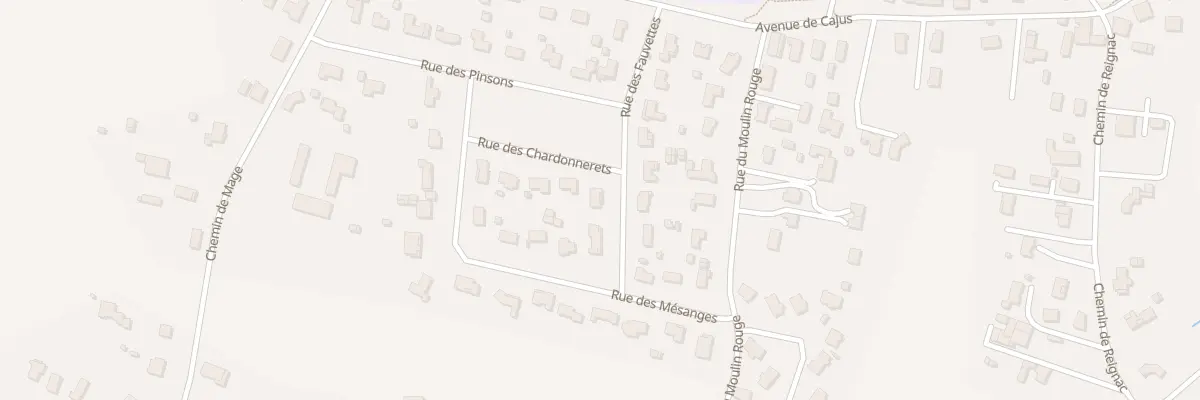 Plan du 5 Rue des Fauvettes à Saint-Loubès