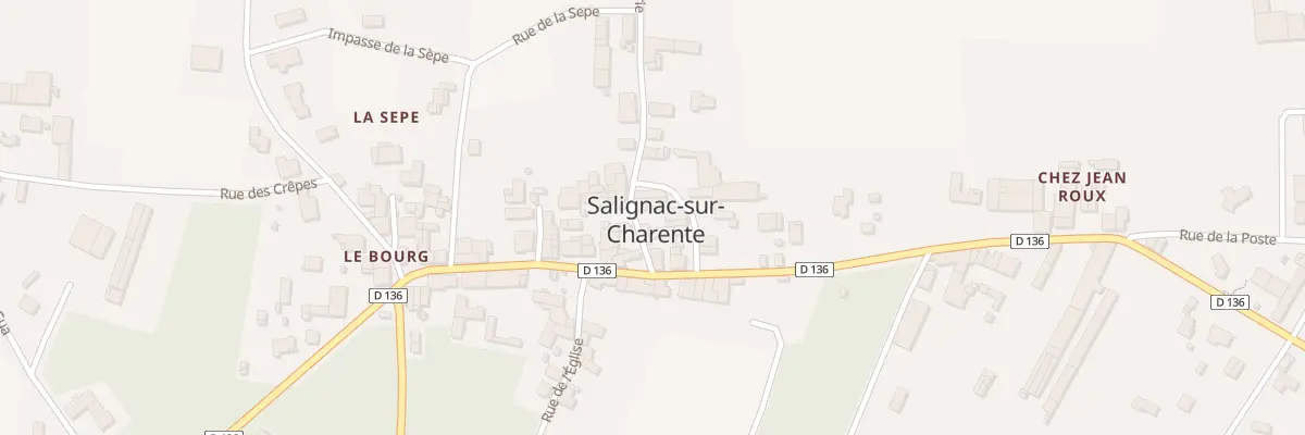 Plan du 4 Rue de la Prairie à Salignac-sur-Charente