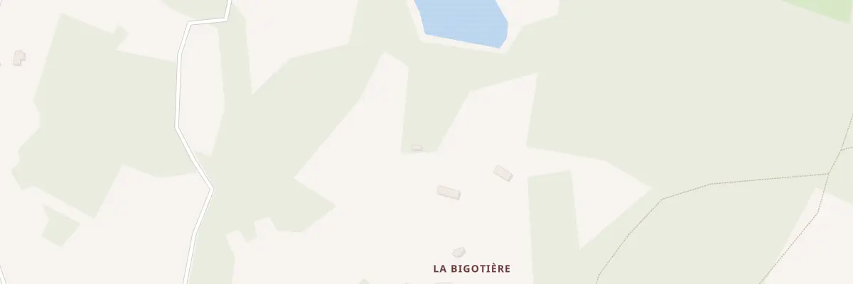 Plan du 5027 La Bigottière Sauvagère aux Monts d’Andaine