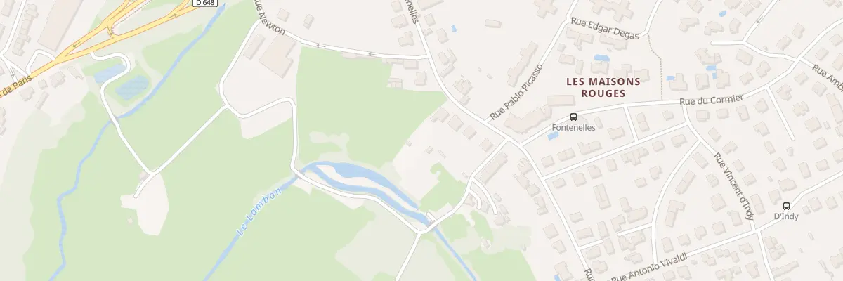 Plan du 24 Rue des Fontenelles à Niort