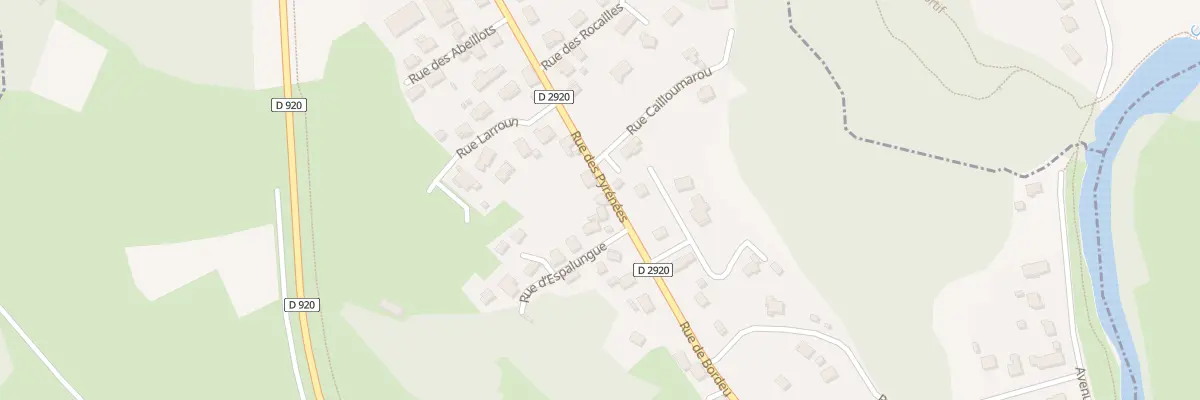 Plan du 9 Rue des Pyrenees à Izeste