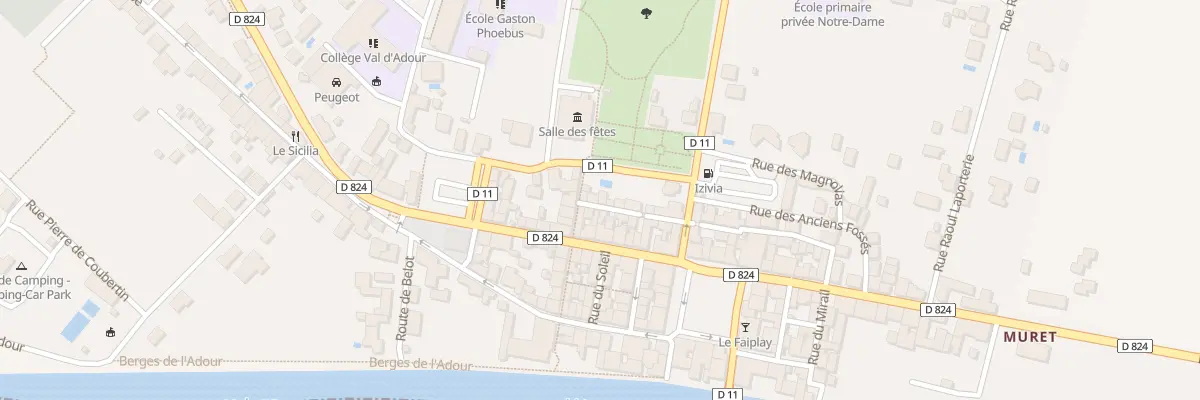 Plan du 3 Rue du Chemin de Ronde à Grenade-sur-l’Adour