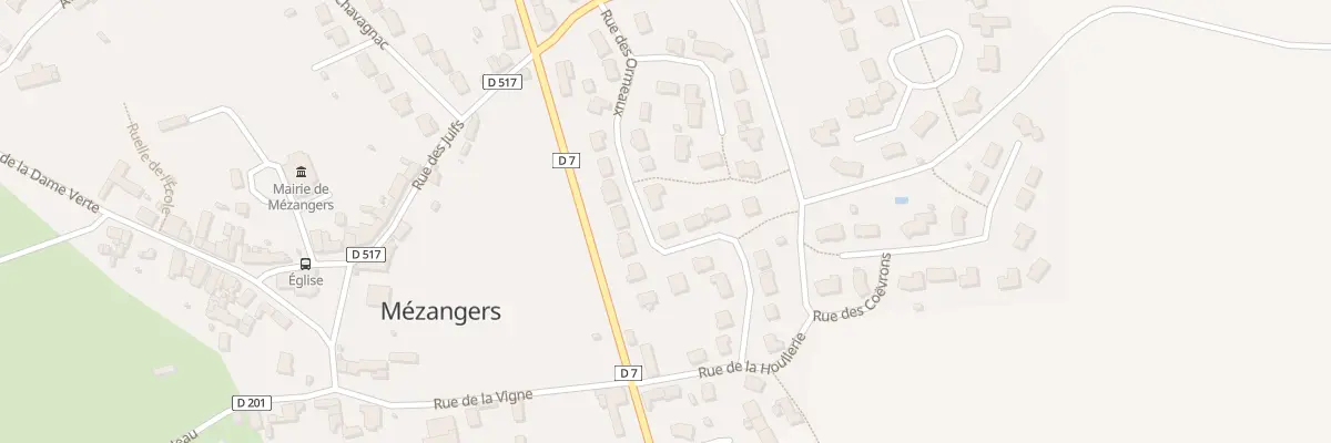 Plan du 15 Rue des Ormeaux à Mézangers