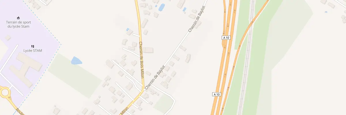Plan du 205 Che de Baylot à Saint-André-de-Cubzac