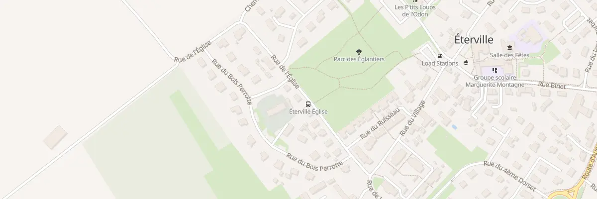 Plan du 5063 Rue de l’Église à Éterville