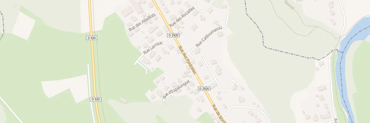 Plan du 11 Rue des Pyrenees à Izeste