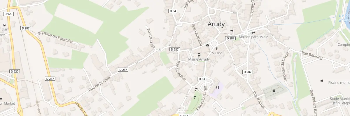 Plan du 2 Rue Escoubet à Arudy